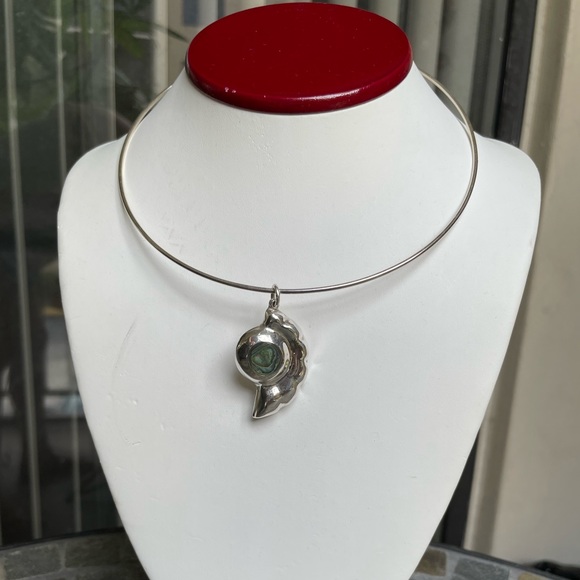 Mother of Pearl Sterling Silver pendant - Picture 3 of 10